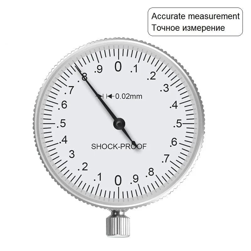 China China Dial Calipers High Precision Metal Vernier Calipers Shockproof Height Depth Inner Outer Diameter Tester 0-200 mm Measuring Tools