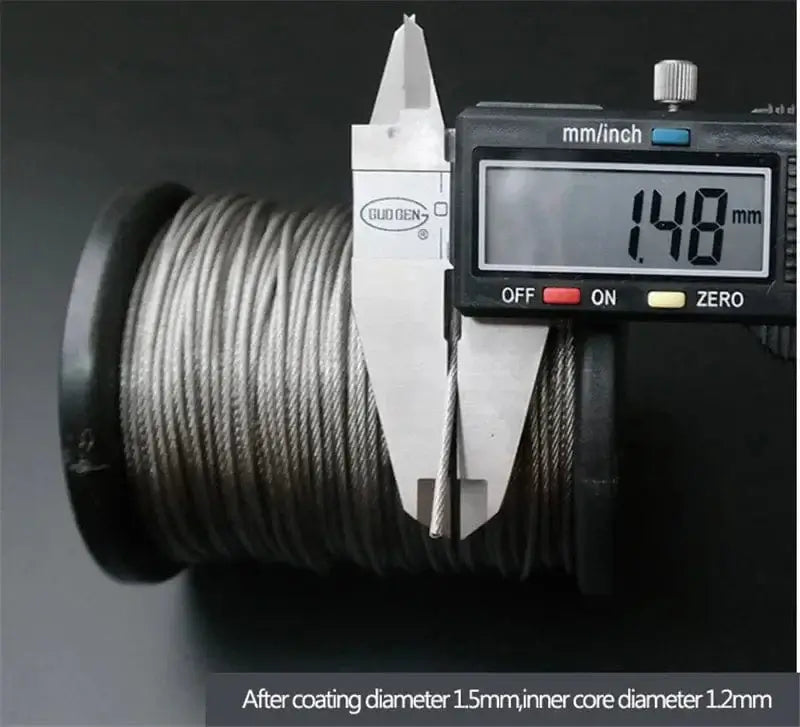 China China Diameter 0.3--8mm,20 to 100 Meters 304# Stainless Steel Wire Rope Soft Cable Fishing Clothesline Lifting Rustproof Line