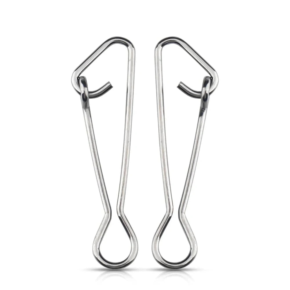 China China DNDYUJU 100pcs Bearing Fishing Swivels Snap Rolling Rings Interlock Hook Lure Quick Buckle Snap Swivels Connector Tackle