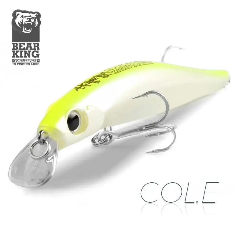 China China E / 105mm BEARKING 10.5cm 16g  8cm 8.5g Hot fishing gear shone sinking lures minnow crank fixed weight system wobbler bait isca artificial
