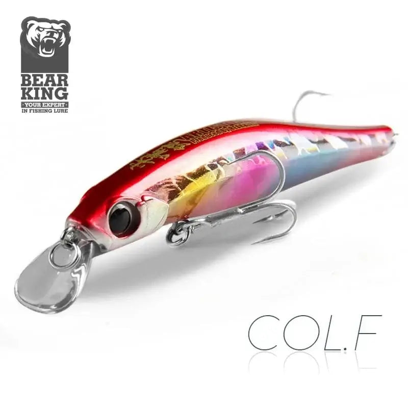 China China F / 105mm BEARKING 10.5cm 16g  8cm 8.5g Hot fishing gear shone sinking lures minnow crank fixed weight system wobbler bait isca artificial