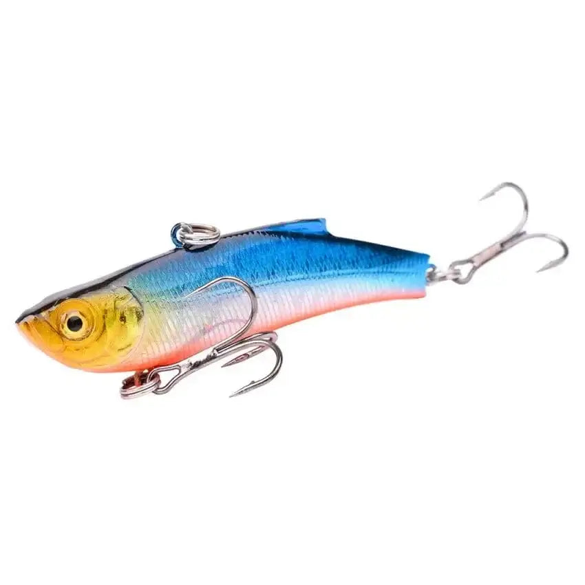 China China F Aorace 1Pc Winter Ice Fishing Lure 7cm/18g Sinking Isca Artificial Rattlin Vibration VIB Hard Bait Crankbait Treble Hooks Tackle