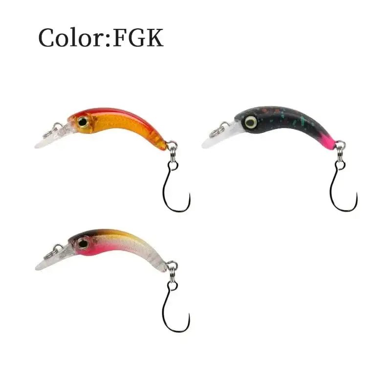 China China FGK / 1.2g 40mm LETOYO Floating Injured Fishing Lure 40mm 1.2g Micro Lures Artificial Minnow Bait Wobblers For Trout Bass Perch
