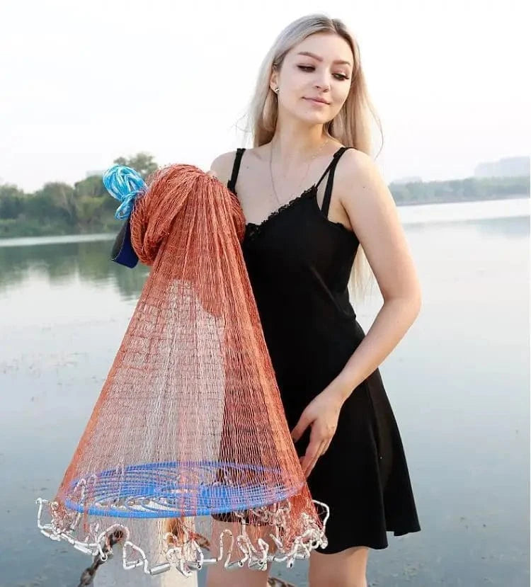 China China Finefish Catch Fish Network USA Cast Nets Small Mesh Easy To Hand Throw Fishing Net Outdoor Water Hunting Gillnet