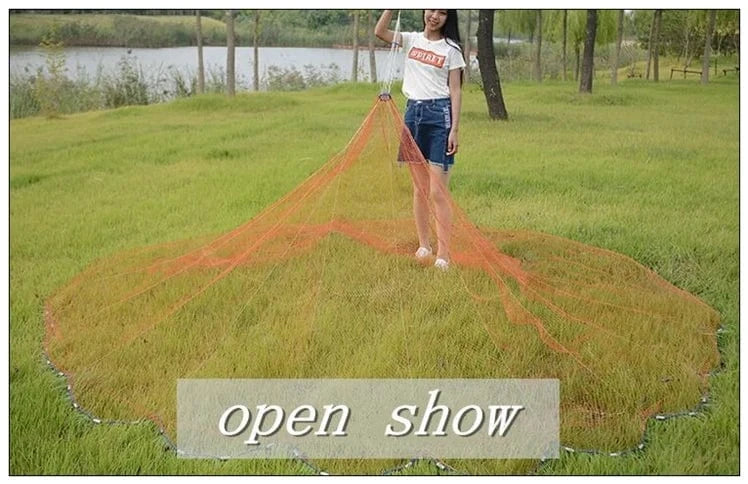 China China Finefish Catch Fish Network USA Cast Nets Small Mesh Easy To Hand Throw Fishing Net Outdoor Water Hunting Gillnet