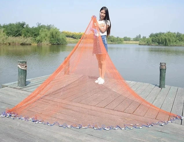 China China Finefish Catch Fish Network USA Cast Nets Small Mesh Easy To Hand Throw Fishing Net Outdoor Water Hunting Gillnet