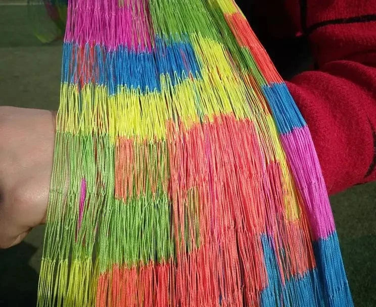 China China Finefish-Hand-Made Weave PE Color Line Cast Net Cloth without Sinker, Hand Throw Fishing Nets, Catch Fish Network, High Strength