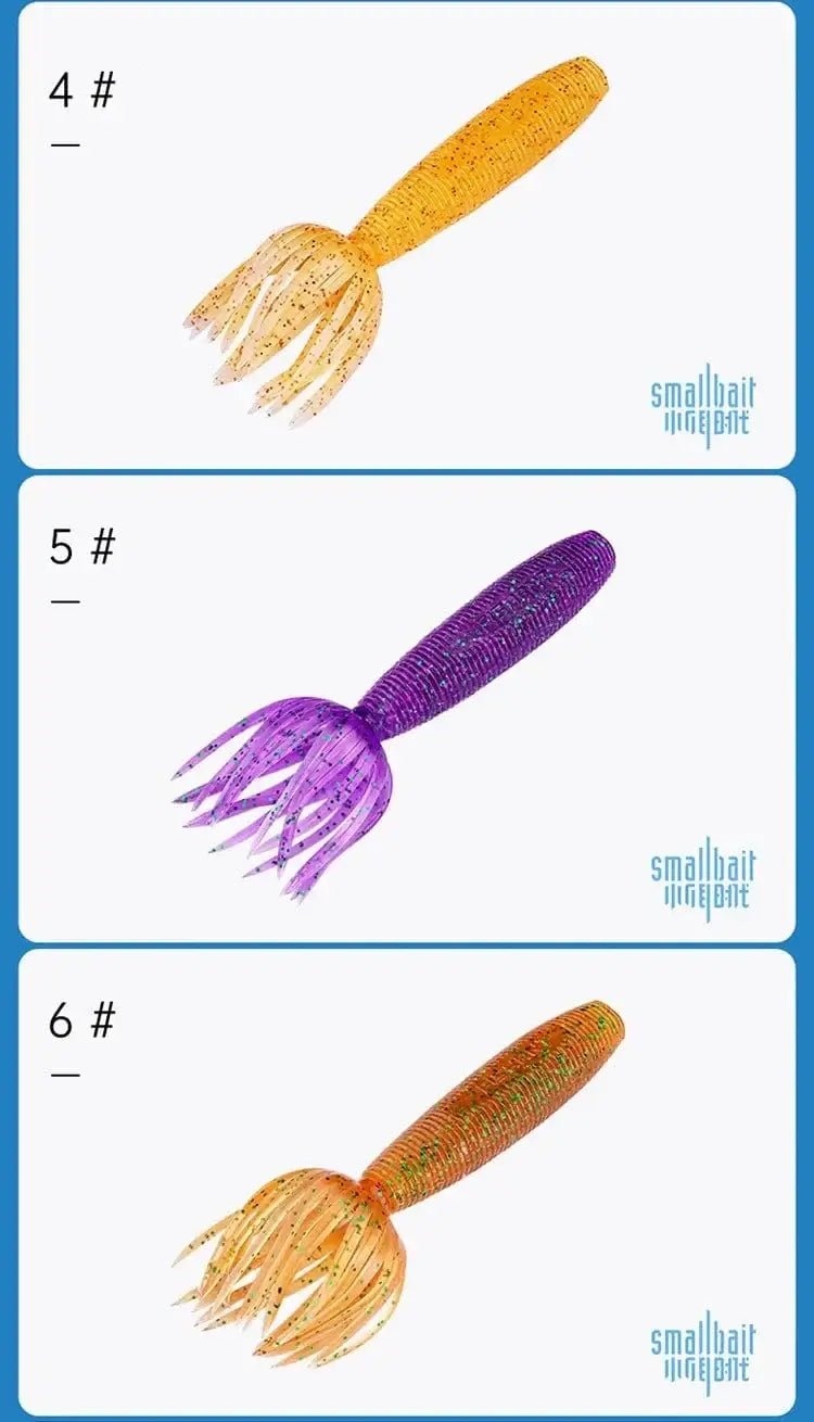 China China FISHANT 5Pcs/6Pcs Caitou Squid Soft Lures Squids Jigs High Specific Gravity Fishing Lure 45Mm/55Mm Lure Bait Squids For Fishing
