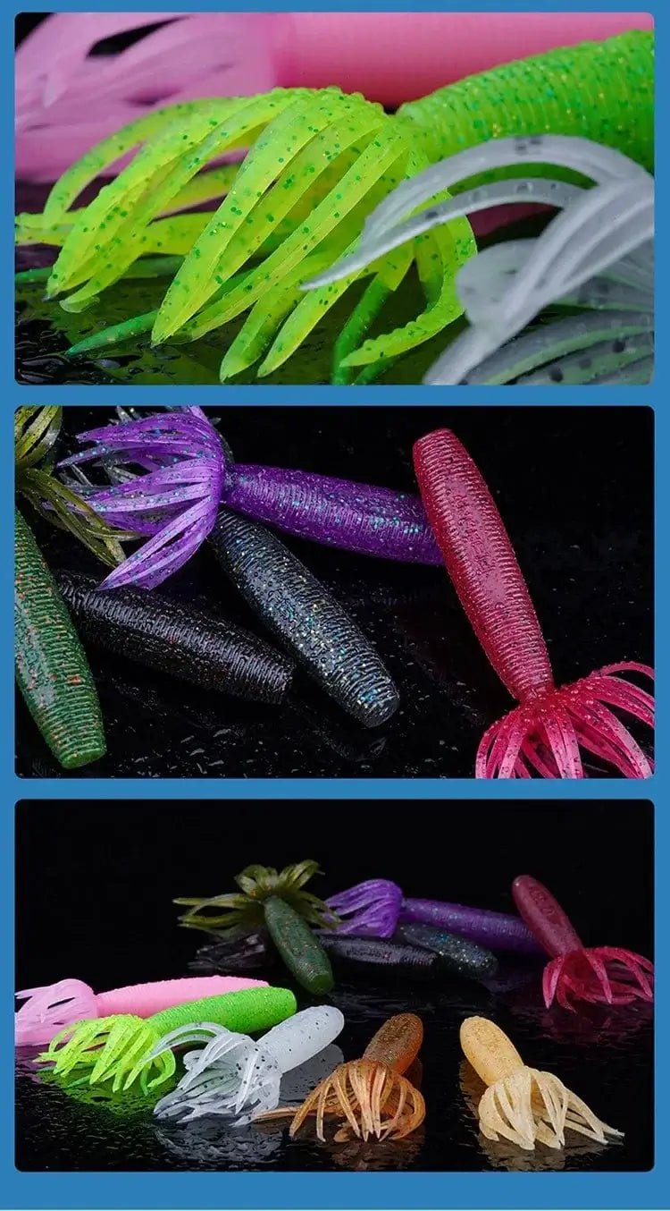 China China FISHANT 5Pcs/6Pcs Caitou Squid Soft Lures Squids Jigs High Specific Gravity Fishing Lure 45Mm/55Mm Lure Bait Squids For Fishing