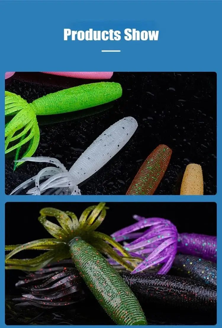 China China FISHANT 5Pcs/6Pcs Caitou Squid Soft Lures Squids Jigs High Specific Gravity Fishing Lure 45Mm/55Mm Lure Bait Squids For Fishing