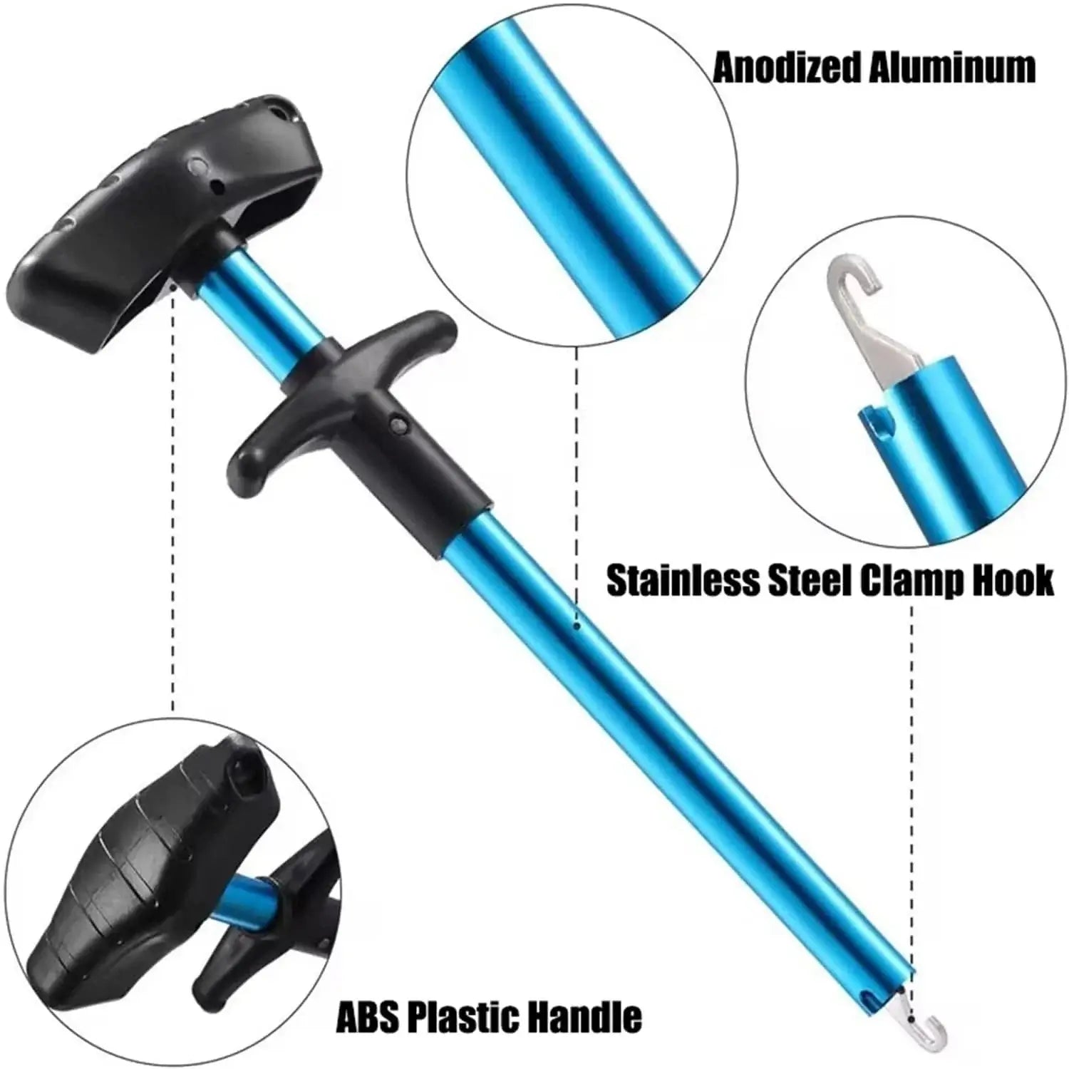 China China Fishing Hook Remover Tool Fishing Lure Remover Aluminum Tube Hook Detacher Portable Fish Hook Out Extractor