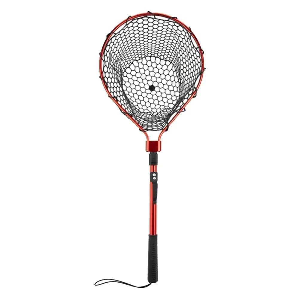 China China Fishing Net With Handle Telescoping Fishing Landing Net Portable Silicone Mesh Folding Fish Hand Net Fishing Gear Accessorie
