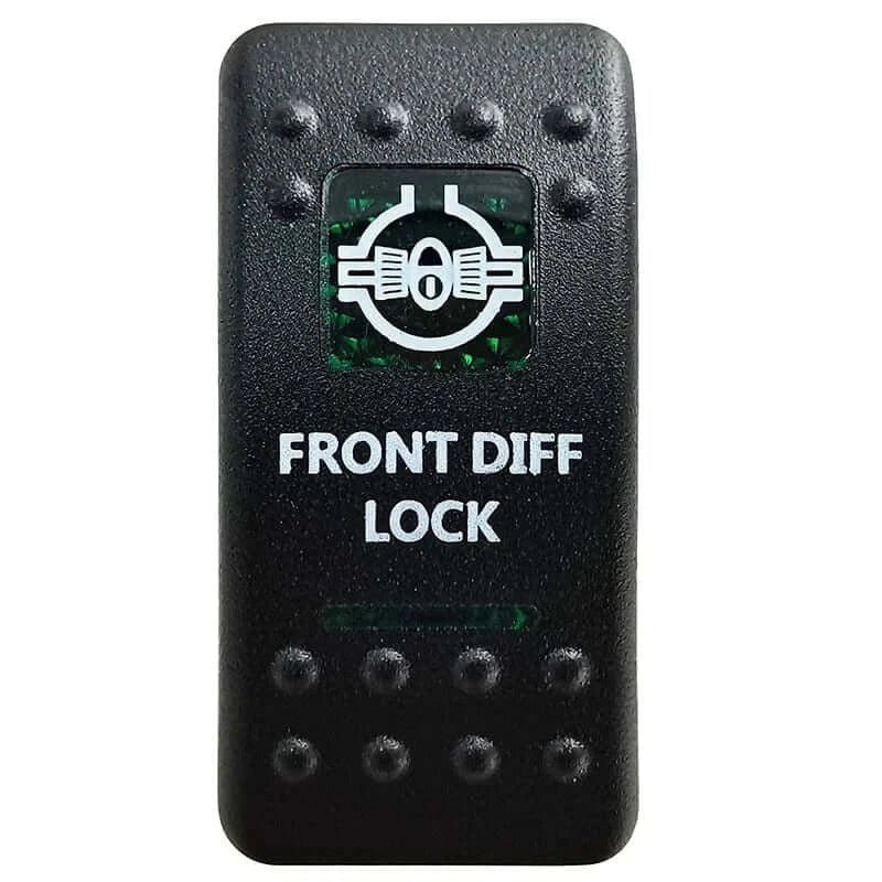 China China Front Diff Lock Green Led Light Bar Rocker Switch SPST 5Pins/DPDT 7Pins For Car Marine Boat IP68 NARVA Carling ARB Auto Parts Camper Replacement