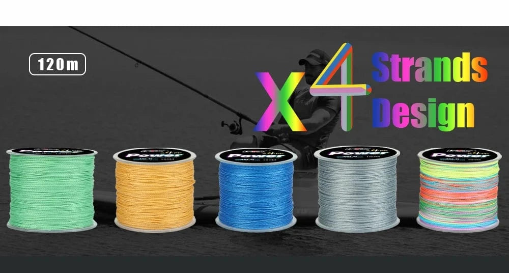 China China FTK 4 Strands PE Braided Fishing Line Japan 120M Super Strong Lure Wire Multifilament Line 0.10MM-0.60MM 8LB-100LB