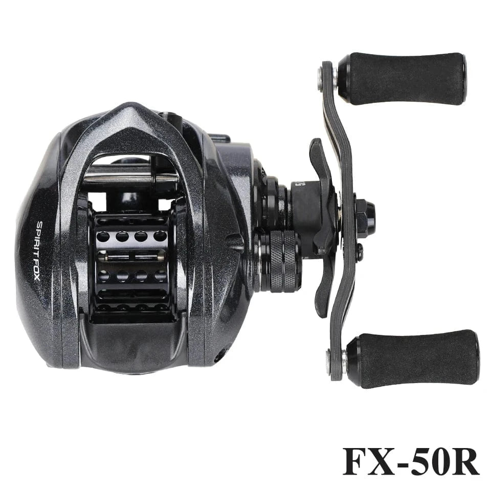 China China FX 50R TSURINOYA Spirit Fox 50 Bait Finesse System Baitcasting Fishing Reel 7.3:1 Gear Ratio Carbon Fishing Coil For Light Game Trout