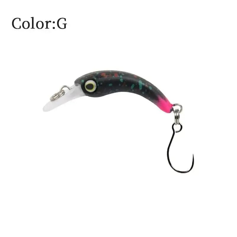 China China G / 1.2g 40mm LETOYO Floating Injured Fishing Lure 40mm 1.2g Micro Lures Artificial Minnow Bait Wobblers For Trout Bass Perch