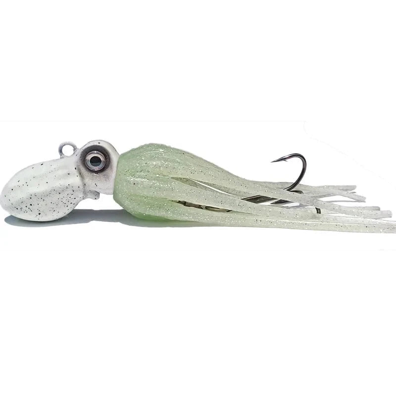 China China glow-1pc / 150g 1PC Glow Trolling Lure 100g150g200g250g300g350g400g Copper Head Octopus Squid Skirt Bait With Hook Big Game Drag Fishing Lure
