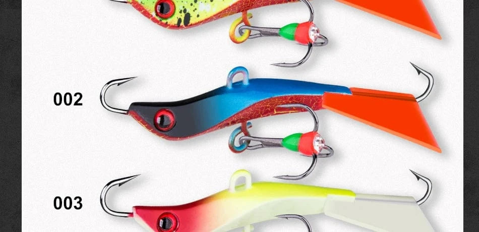 China China Goture Winter Ice Fishing Lure  Balancers Jig Fake Artificial Bait Jigging Raps 77mm 14.4g Wobbler Bait for Trout Bass Pike Carp