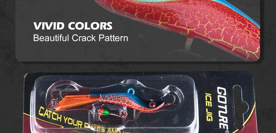 China China Goture Winter Ice Fishing Lure  Balancers Jig Fake Artificial Bait Jigging Raps 77mm 14.4g Wobbler Bait for Trout Bass Pike Carp