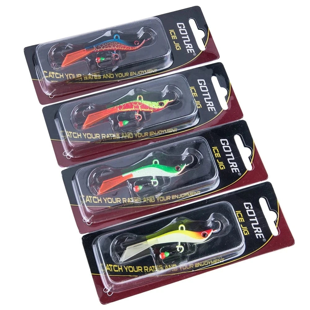 China China Goture Winter Ice Fishing Lure  Balancers Jig Fake Artificial Bait Jigging Raps 77mm 14.4g Wobbler Bait for Trout Bass Pike Carp