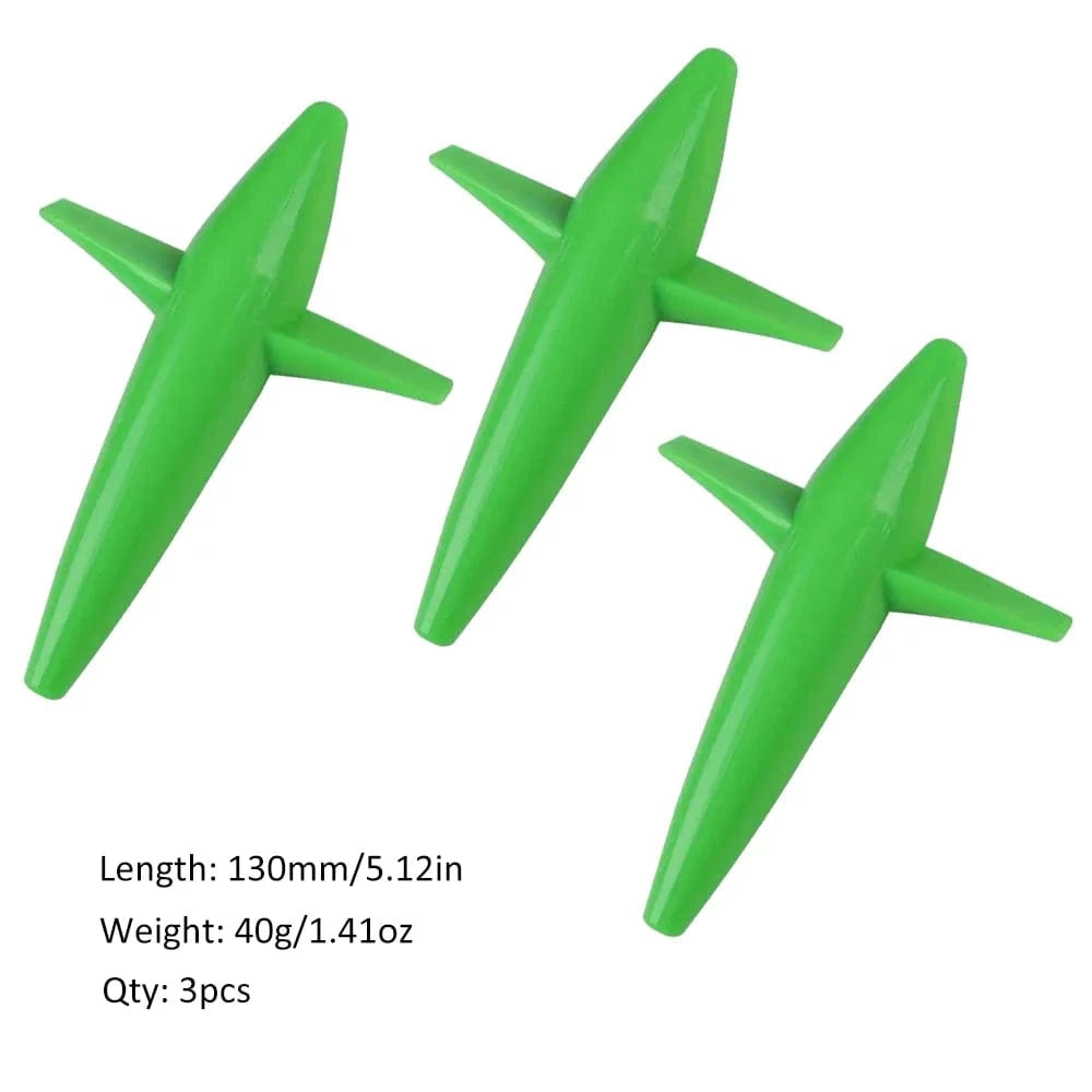China China Grass green / 130mm 40g 3pcs 3pcs Bird Shaped Teaser 5" 40g Fishing Lure Floating PP Plastic Big Game Tuna Pesca Tolling Fishing Lure