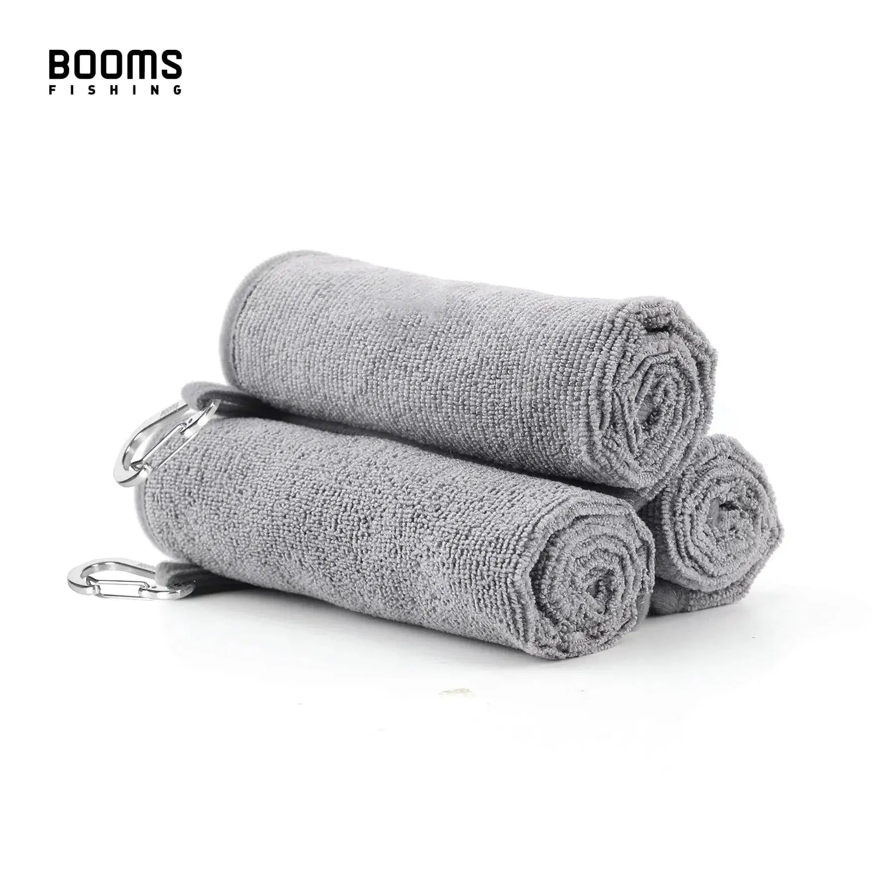 China China Gray--3pcs Booms Fishing 3 PCS Fishing Towel Non-stick Absorbent Fishing Clothing Wipe Hands Soft Towel Fishing Accessories Equipment