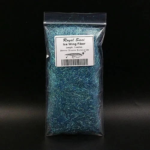 China China gray blue 7optional colors fly tying ice wing 12cm(5inches) long ice wing fiber synthetic wings tying material sparkle body Living Fibers