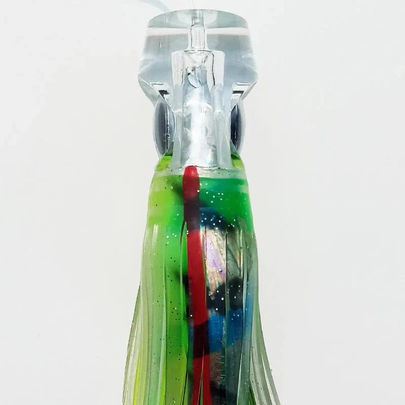 China China green-1pc / 70g 1pc 15.5cm/22.5cm Octopus Squid Skirt Bait Trolling Lure Bait With Hook Big Game Drag Fishing Marlin Tuna Pesca Hard Bait