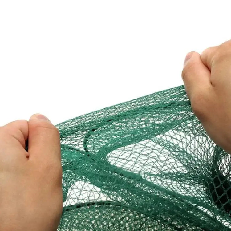 China China Green Folding Round Nylon Mesh Metal Frame Crab Fishing Net Shrimp Cast Minnow Trap Fishing Landing Fish Tackle Accessory Crawdad Y8I6