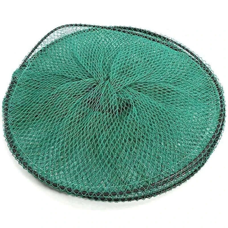 China China Green Folding Round Nylon Mesh Metal Frame Crab Fishing Net Shrimp Cast Minnow Trap Fishing Landing Fish Tackle Accessory Crawdad Y8I6