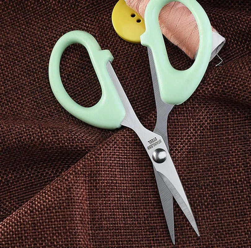 China China Green Stainless Steel Fishing Scissor Portable Scissor Plier Cut PE line Braid Line Cutter Plies Carp Fishing Tools Accessories
