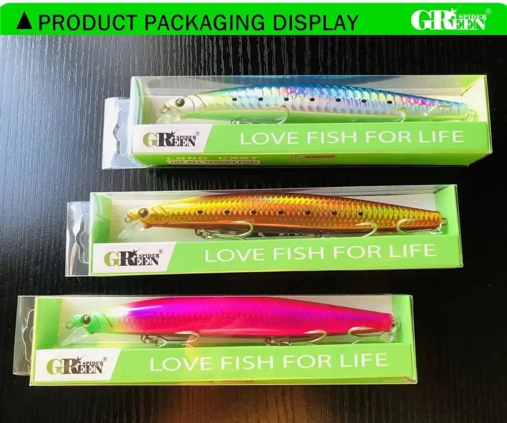 China China GREENSPIDER 163mm 33g Long Casting Floating Sea Fishing Lure Ocean Beach Fishing Game Artificial Large Hard Bait Picua Seabass