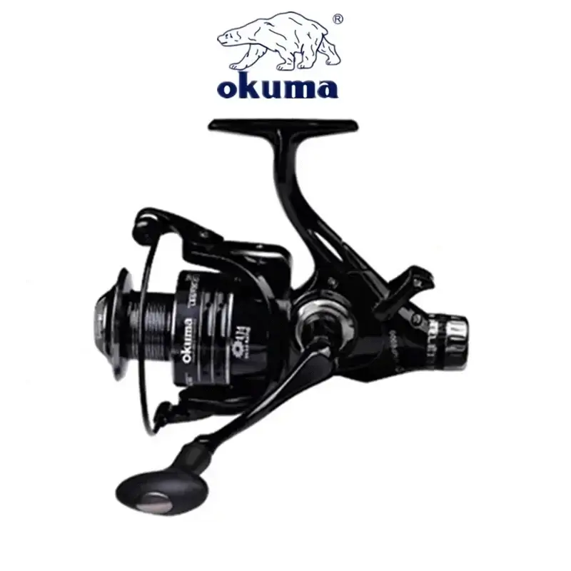China China grey / CHINA / 4|4000 Series Okuma All Metal Wire Cup Spinning Fishing Boat 5.2:1 4.7:1 Rotating Drum 19KG ResistanceRotating Drum Fishing Drum 3000-6000
