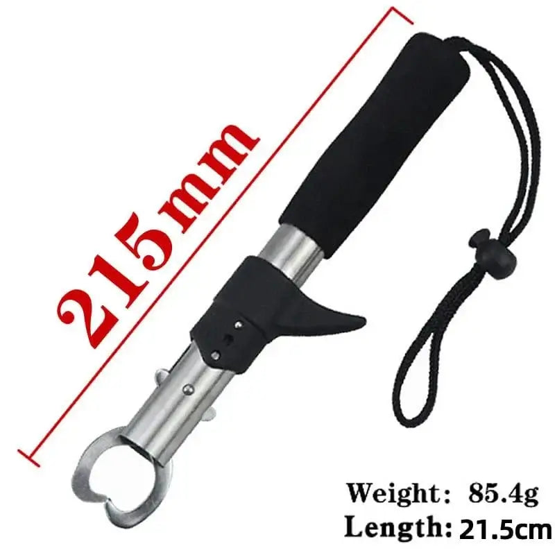 China China Gun handle 1pc Fishing Gripper Lip Grippers Fishing Fish Grabber Tool Lip Clamp With Weight Scale Anti-Rust For Beginner Fishing Enthusiast