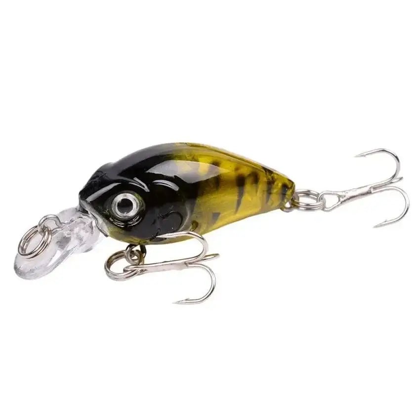 China China H 1 PCS Minnow Fishing Lure 45mm 3.8g Crankbait Hard Bait Topwater Artificial Wobbler Bass Japan Fly Fishing Accessories
