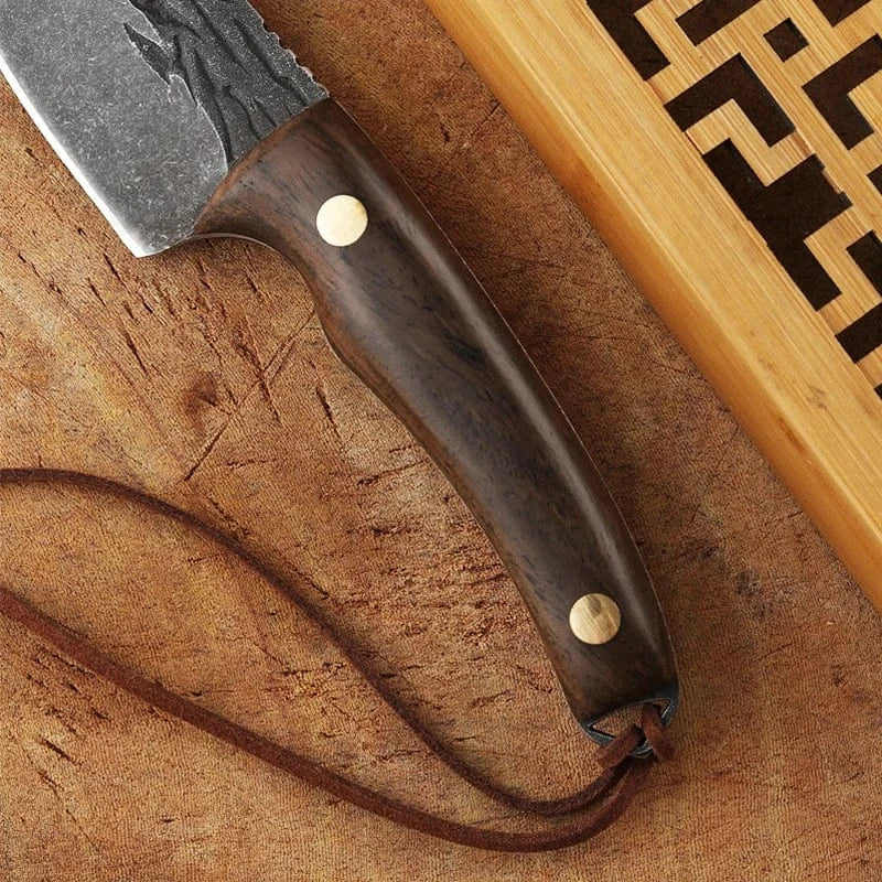 China China Handmade Forged Stainless Steel Kitchen Chef Boning Knifes Fishing Knife Meat Cleaver Butcher Knife Meat Cleaver Cooking Knives