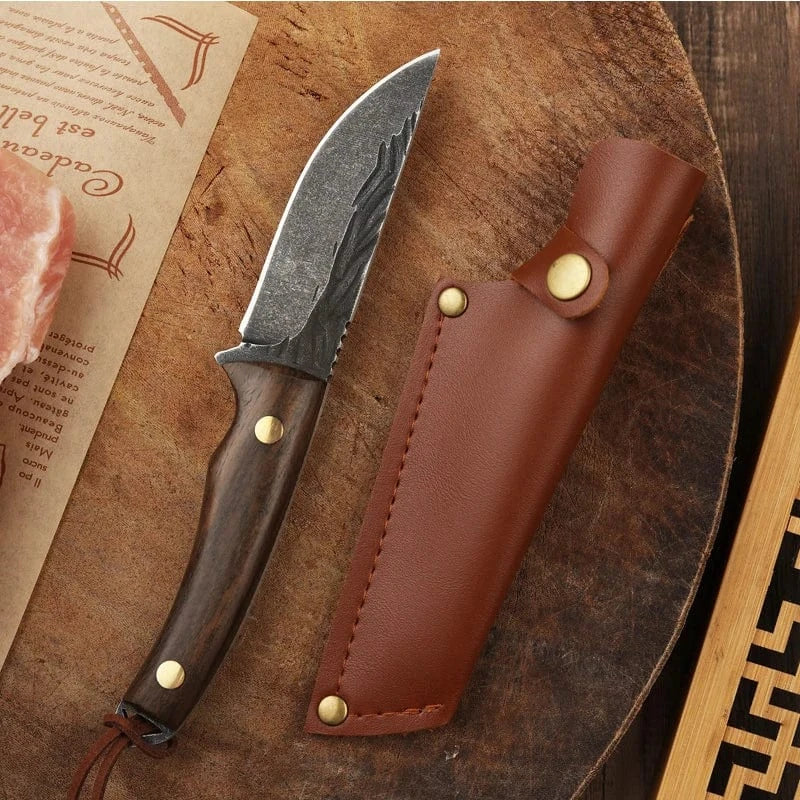 China China Handmade Forged Stainless Steel Kitchen Chef Boning Knifes Fishing Knife Meat Cleaver Butcher Knife Meat Cleaver Cooking Knives