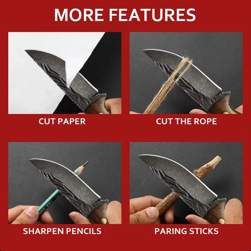 China China Handmade Forged Stainless Steel Kitchen Chef Boning Knifes Fishing Knife Meat Cleaver Butcher Knife Meat Cleaver Cooking Knives