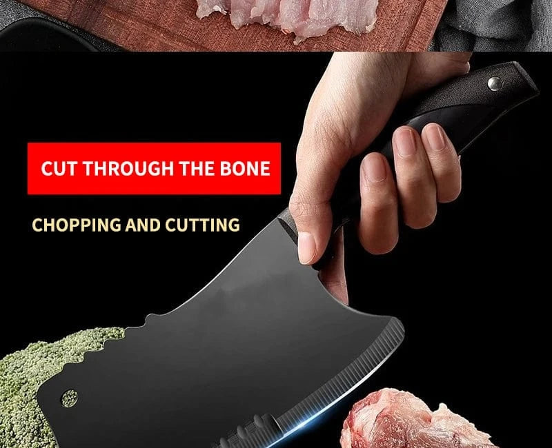 China China High Hardness Kitchen Chef Knife Bone Chopping Knife Meat Cleaver Chef Butcher Knives Fish Vegetables Slicing Butcher Cutter Dao