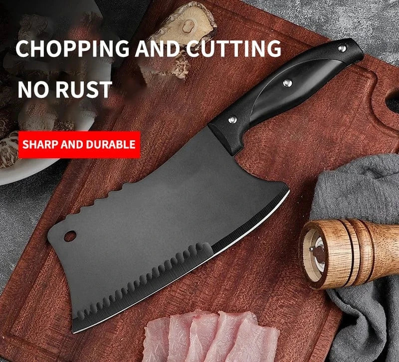 China China High Hardness Kitchen Chef Knife Bone Chopping Knife Meat Cleaver Chef Butcher Knives Fish Vegetables Slicing Butcher Cutter Dao