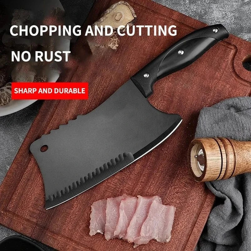China China High Hardness Kitchen Chef Knife Bone Chopping Knife Meat Cleaver Chef Butcher Knives Fish Vegetables Slicing Butcher Cutter Dao