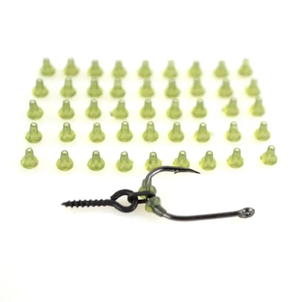 China China Hirisi 50pcs Rubber Fishing Rigs Fish Hook Stopper Terminal Tackle Accessories AH036