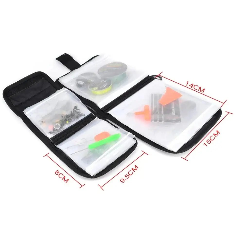 China China Hirisi Fishing Rig Bag Tackle Accessory Storage Bag for Carp Fishing Tackle Rigs Wallet Hair Rigs Transparent Carry Bag