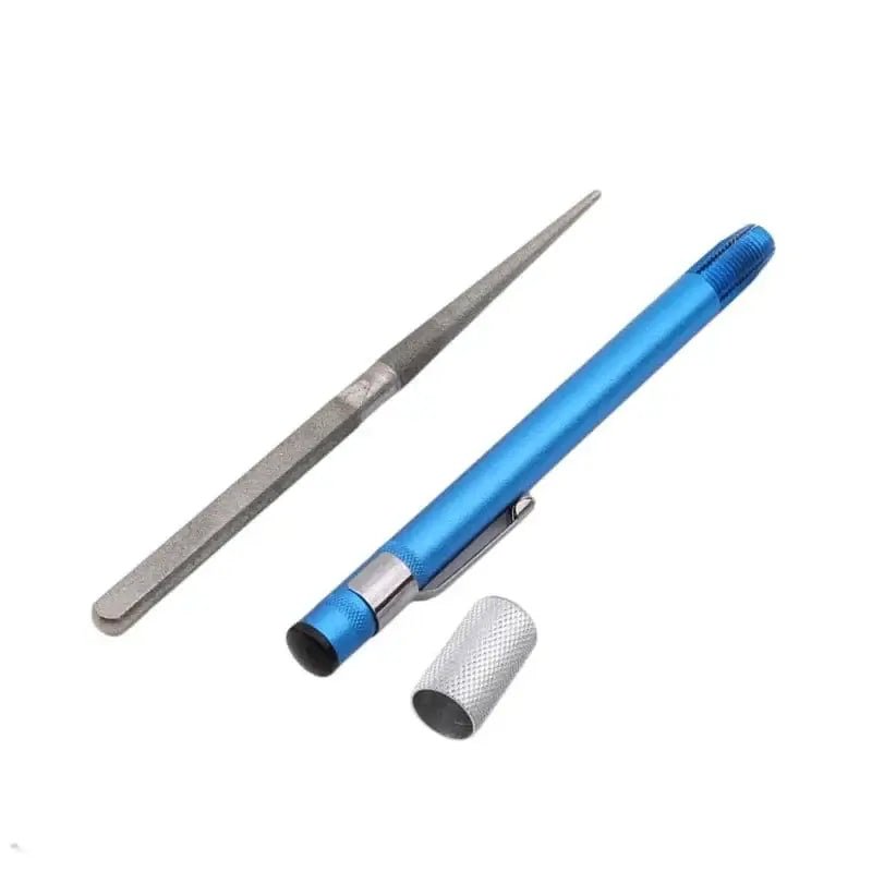 China China Hot Sale Fishing Hook Sharpener Pen Sharpener High Quality Outdoor Tool Diamond Pen shaped Knife Sharpener New Arrivals