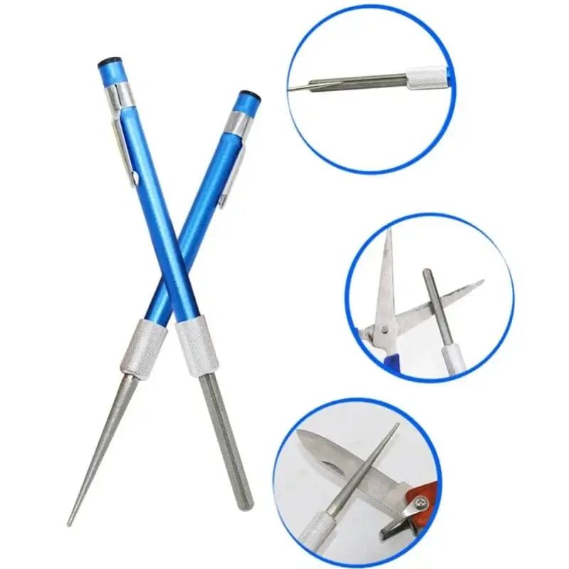 China China Hot Sale Fishing Hook Sharpener Pen Sharpener High Quality Outdoor Tool Diamond Pen shaped Knife Sharpener New Arrivals