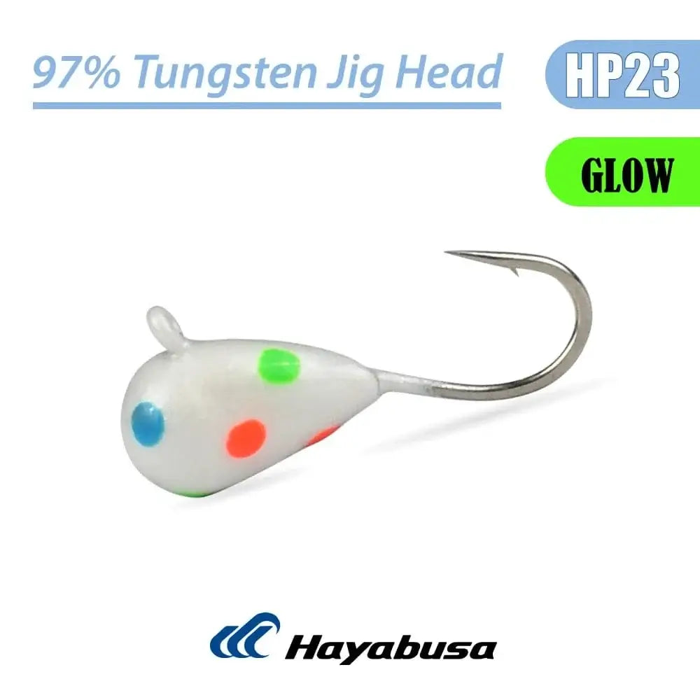China China HP-23 / 3.2mm Elite TG 5pcs Tungsten Ice Fishing Jig,2.7mm-6.0mm Tear Drop Hayabusa Hook Winter Pike Carp Panfish Soft Lure Bait Tackel