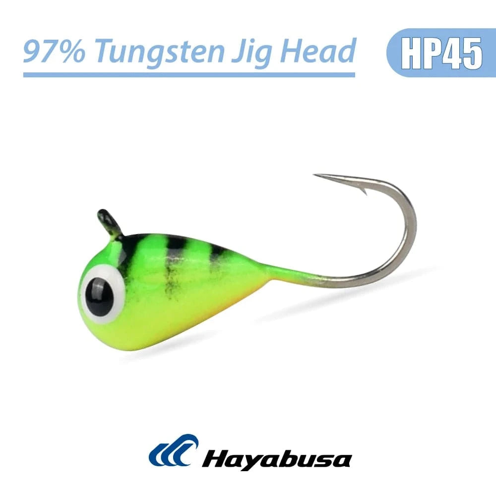 China China HP-45 / 3.2mm Elite TG 5pcs Tungsten Ice Fishing Jig,2.7mm-6.0mm Tear Drop Hayabusa Hook Winter Pike Carp Panfish Soft Lure Bait Tackel