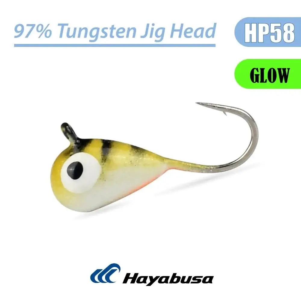 China China HP-58 / 5.0mm Elite TG 5pcs Tungsten Ice Fishing Jig,2.7mm-6.0mm Tear Drop Hayabusa Hook Winter Pike Carp Panfish Soft Lure Bait Tackel