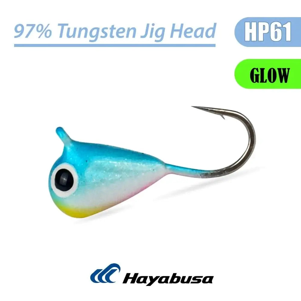 China China HP-61 / 5.0mm Elite TG 5pcs Tungsten Ice Fishing Jig,2.7mm-6.0mm Tear Drop Hayabusa Hook Winter Pike Carp Panfish Soft Lure Bait Tackel