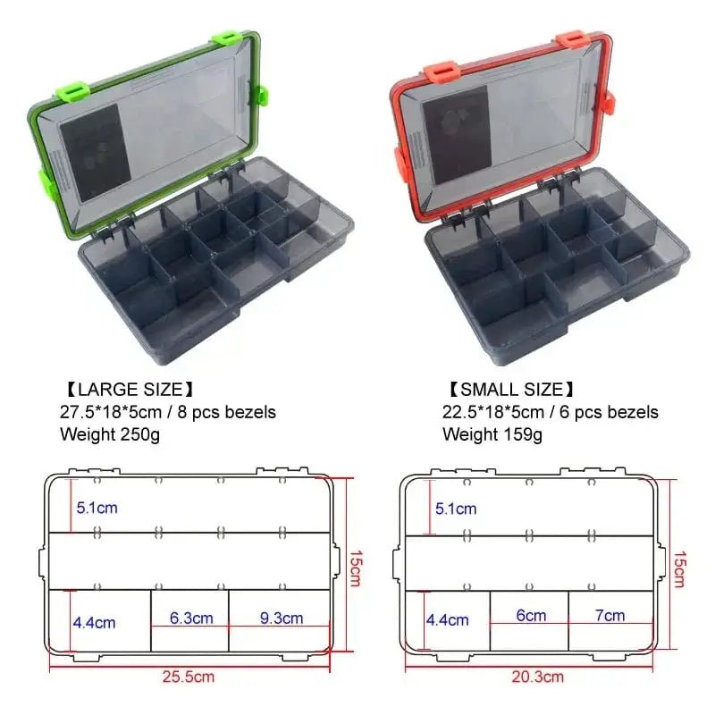 China China ILURE Fishing Tackle Box Large Capacity Waterproof Fishing Accessories Fish Hook Storage Lure Bait Organizer Boxes Fishing Goods